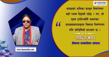 जनतामाझ गरेका प्रतिबद्धता पूरा गर्न सकिनँ, माफी माग्नैपर्छ : सांसद श्रेष्ठ